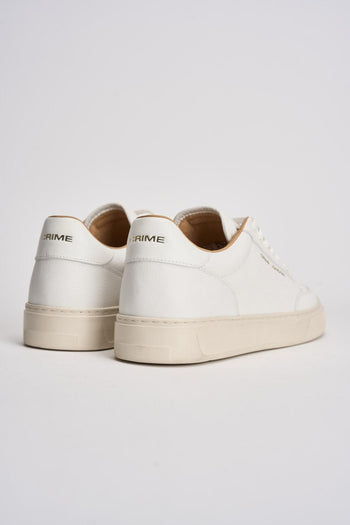 Sneakers uomo in pelle bianche - 6