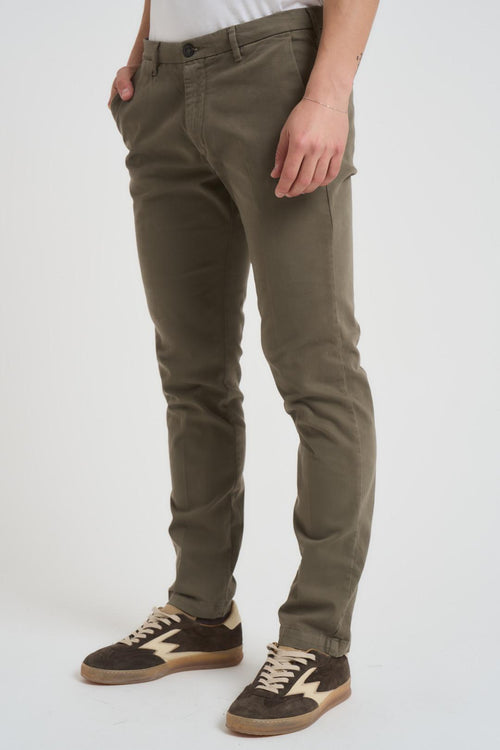 Pantalone uomo slim fit verde - 2