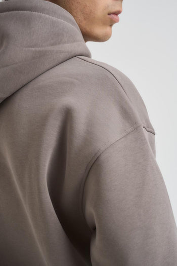 Felpa uomo con cappuccio grigia - 5