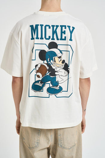 T-shirt uomo con stampa Mickey Mouse bianca - 3