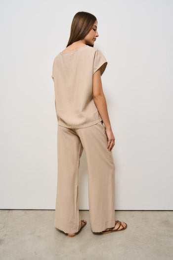 Completo abito donna beige - 6