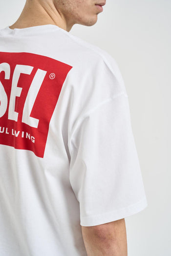 T-shirt uomo girocollo bianca - 4