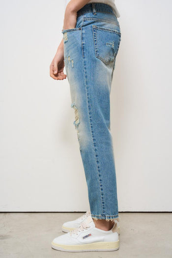 Jeans uomo regular con rotture - 3