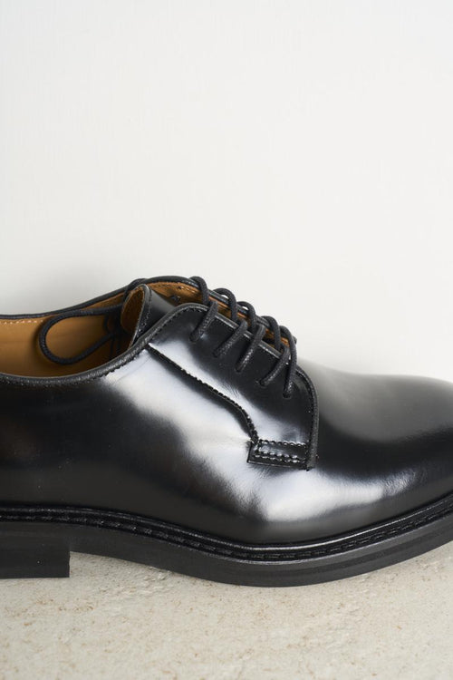 Scarpa uomo stringata nera lucida - 2