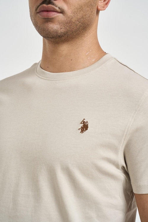 T-shirt uomo girocollo sabbia - 2