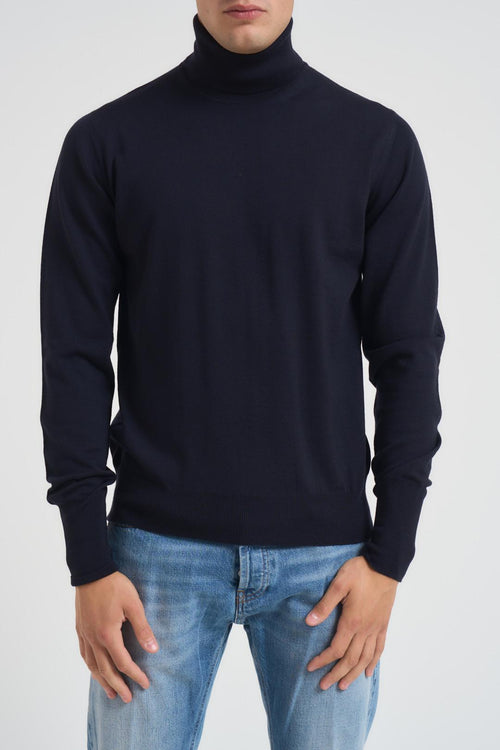 Maglia uomo collo alto stucco