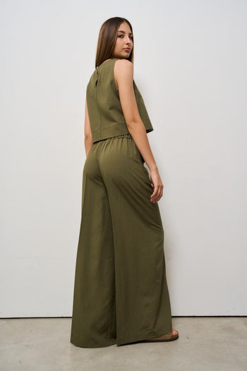 Completo abito donna verde militare - 7
