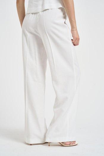 Abito con gilet e pantalone bianco - 8