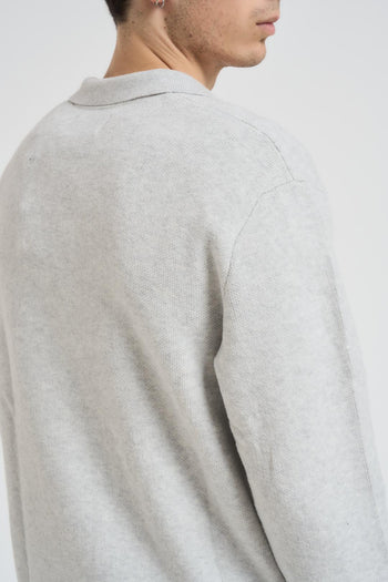 Polo uomo grigia chiara - 5