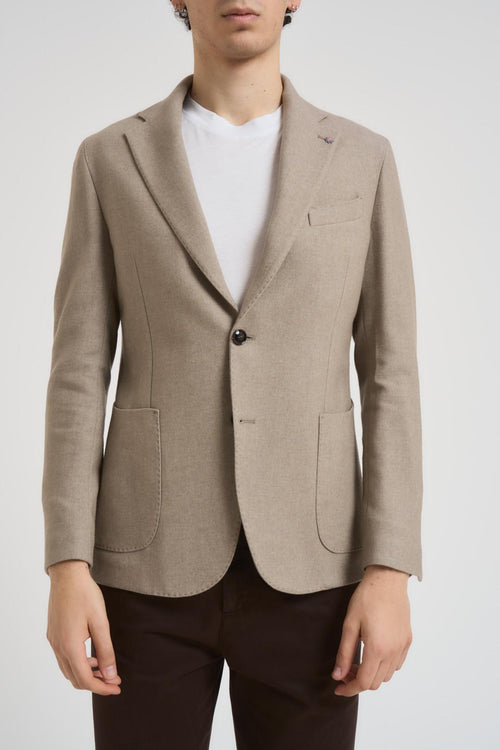 Giacca uomo monopetto tortora - 2