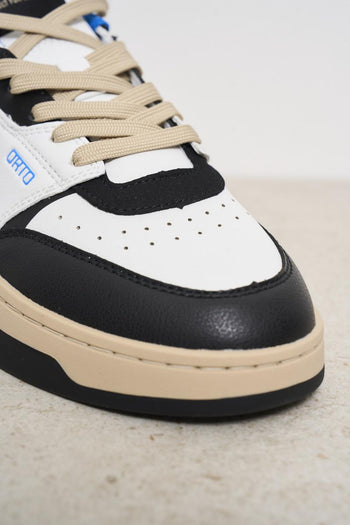 Sneakers uomo Eclipse bianca, blu e nera - 5