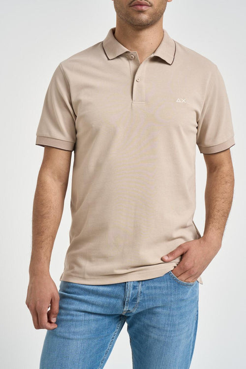 Polo uomo beige