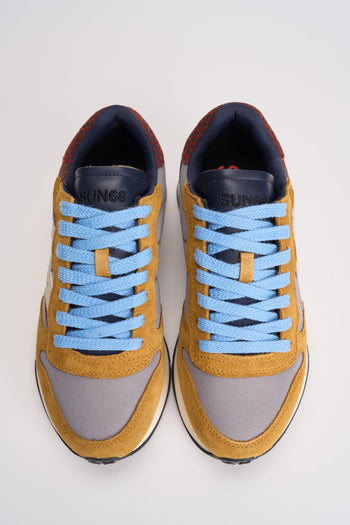 Sneakers uomo in suede e pelle multicolor - 8
