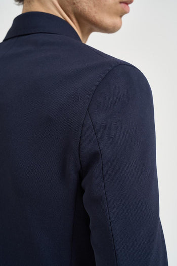 Giacca uomo doppiopetto blu navy - 6