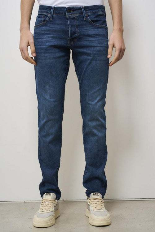 Jeans uomo in denim scuro