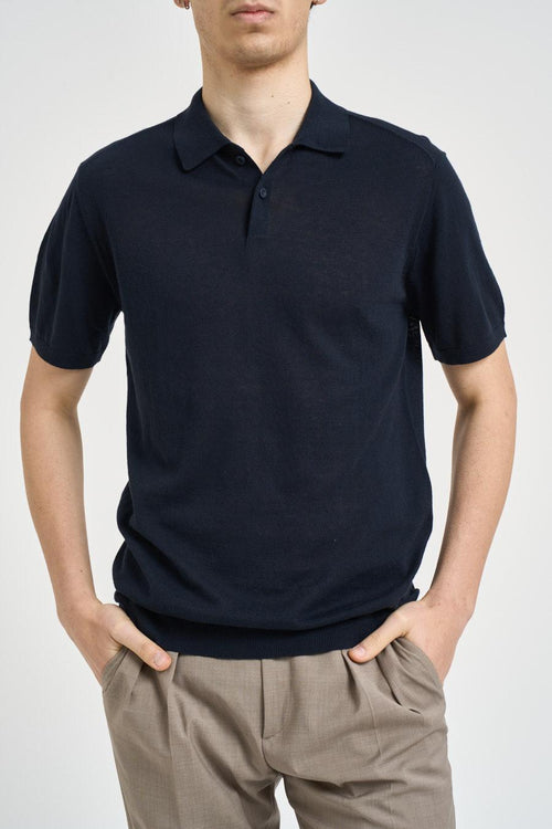 Polo uomo blu