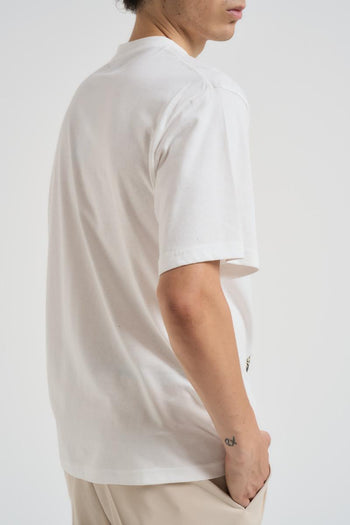T-shirt uomo girocollo bianca - 3