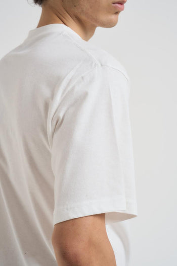 T-shirt uomo girocollo bianca - 4