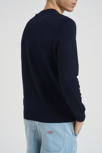 Maglia uomo girocollo blu - 3