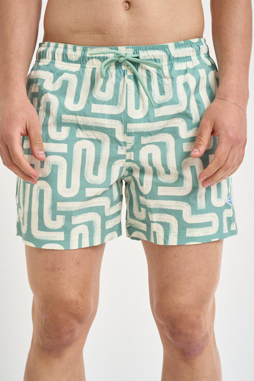 Costume uomo in fantasia verde