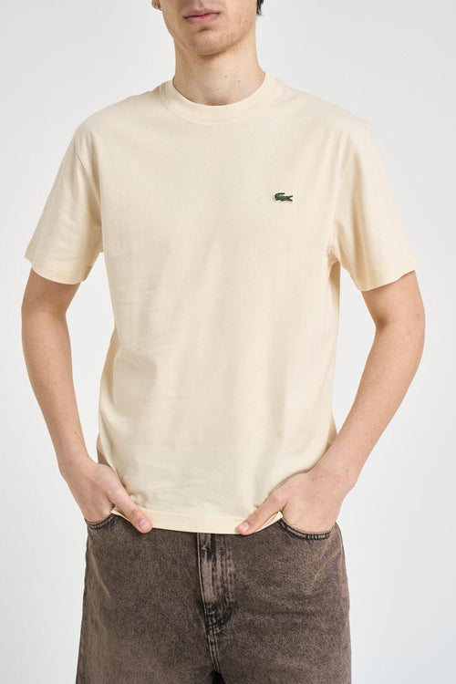 T-shirt uomo girocollo panna