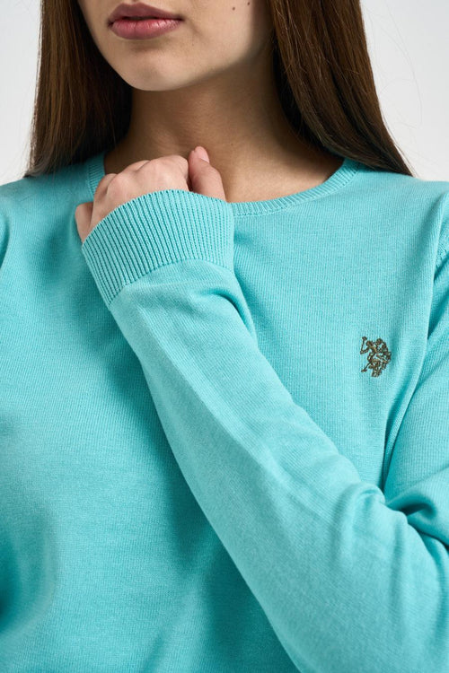 Maglia donna girocollo tiffany - 2