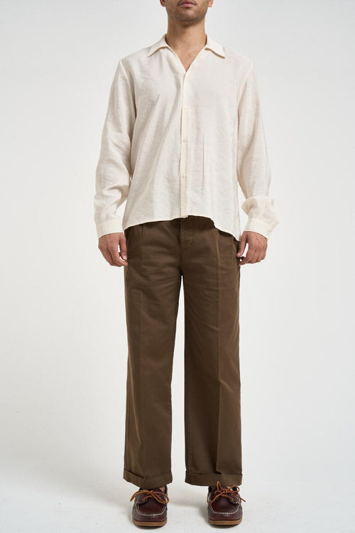 Camicia uomo crema - 1
