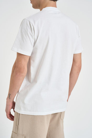 T-shirt uomo girocollo bianca - 3