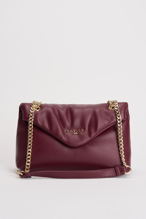 Borsa donna in ecopelle bordeaux