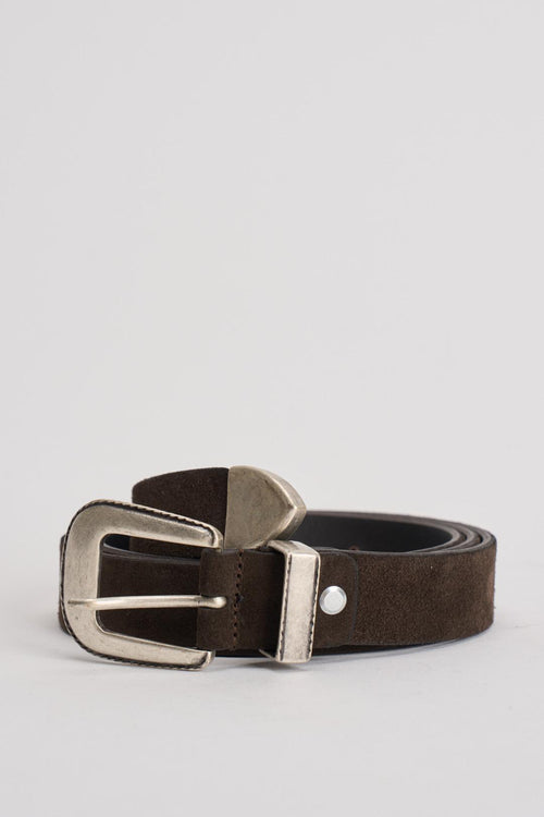 Cintura uomo in suede