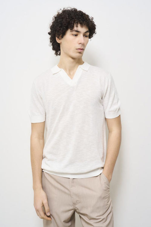 Polo uomo bianca