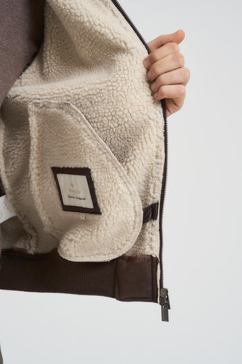 Giubbotto uomo aviatore moro - 6