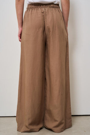 Pantalone donna a palazzo cammello - 5