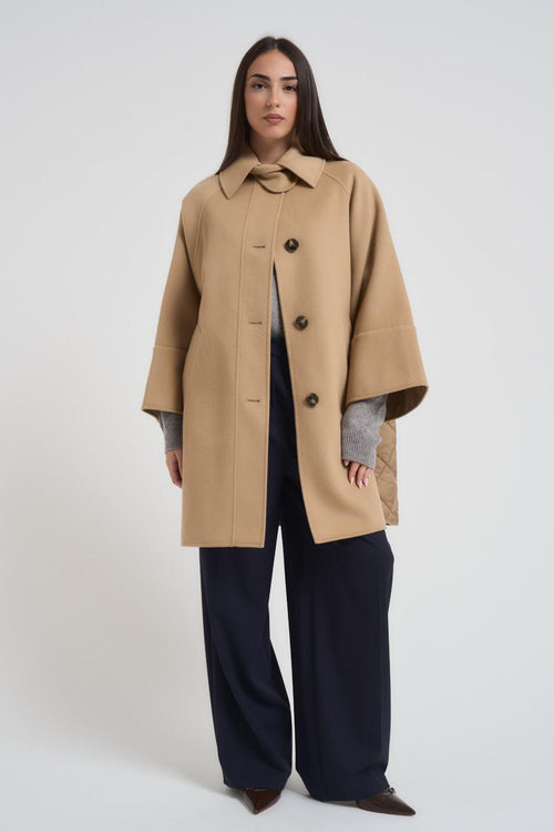 Cappotto in doppio drap di lana cammello - 2