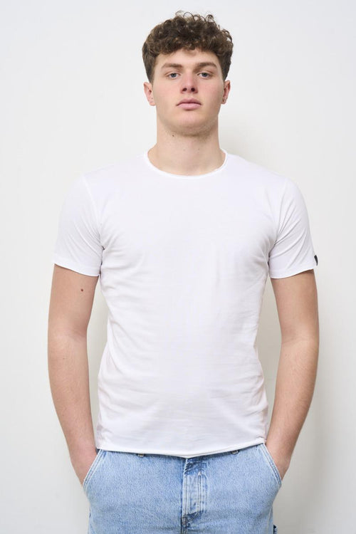 T-shirt uomo girocollo bianca