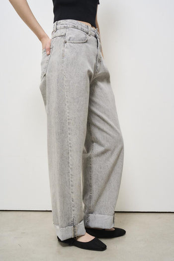 Women's Jeans in Grey Denim - 6