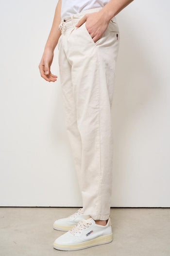 Pantalone uomo regular panna - 3