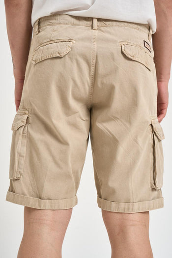 Bermuda uomo cargo beige - 3