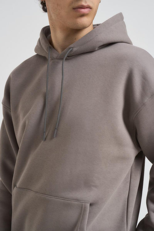 Felpa uomo con cappuccio grigia - 2