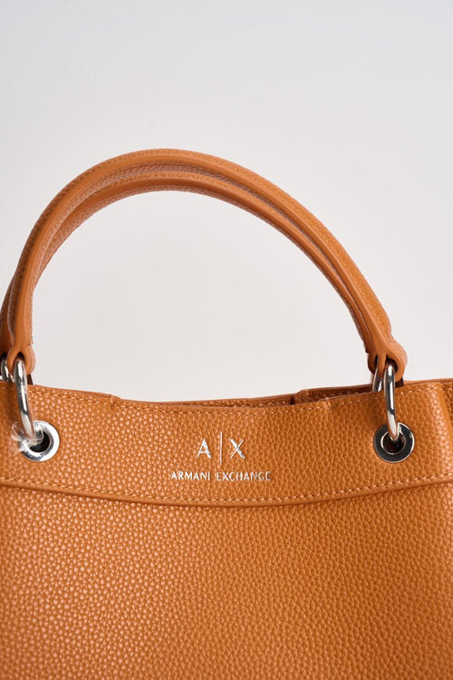 Borsa donna Shopping arancione - 2