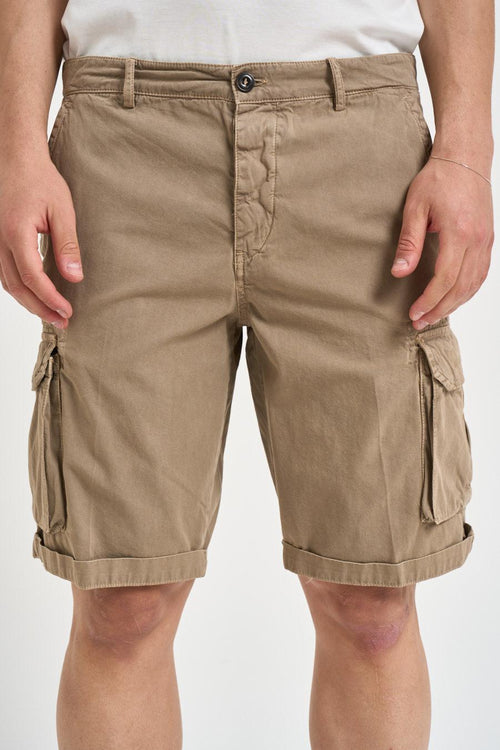 Bermuda cargo uomo fango