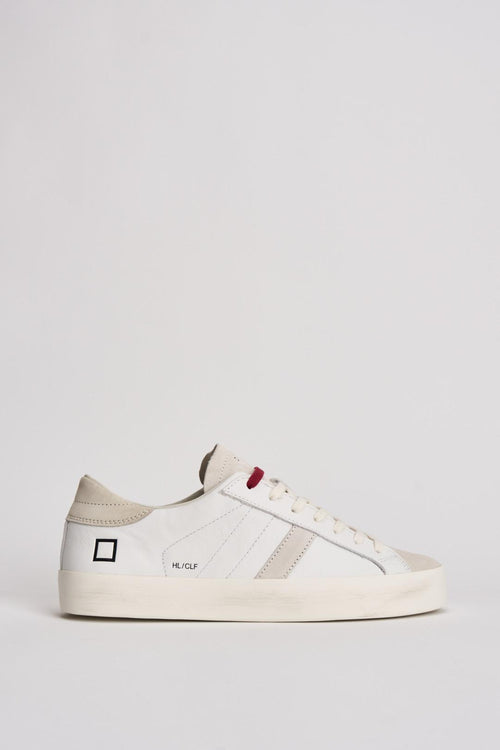 Sneakers uomo Hill Low bianca e beige