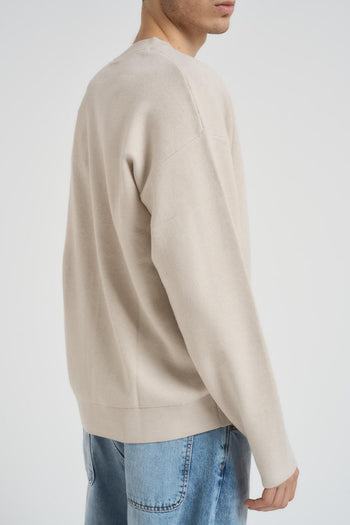 Maglia uomo girocollo panna - 3