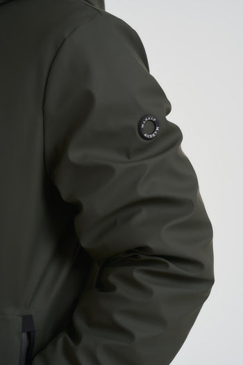 Giubbotto uomo verde militare - 5