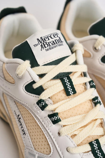 Sneakers uomo Rerun verde e bianca - 5