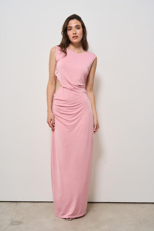 Abito donna lungo rosa