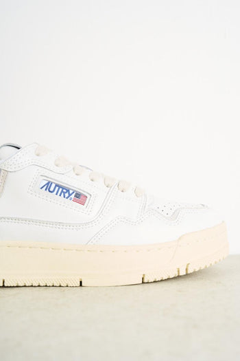 Sneakers donna low in pelle - 4