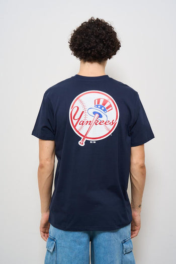 T-shirt uomo girocollo Yankees blu - 3