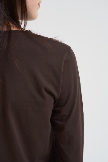 Maglia donna a maniche lunghe moro - 5