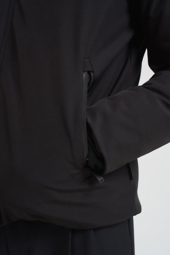 Giubbotto uomo con cappuccio nero - 4